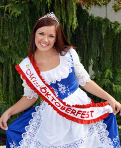 Miss Oktoberfest 2012 Lindsay Coulter