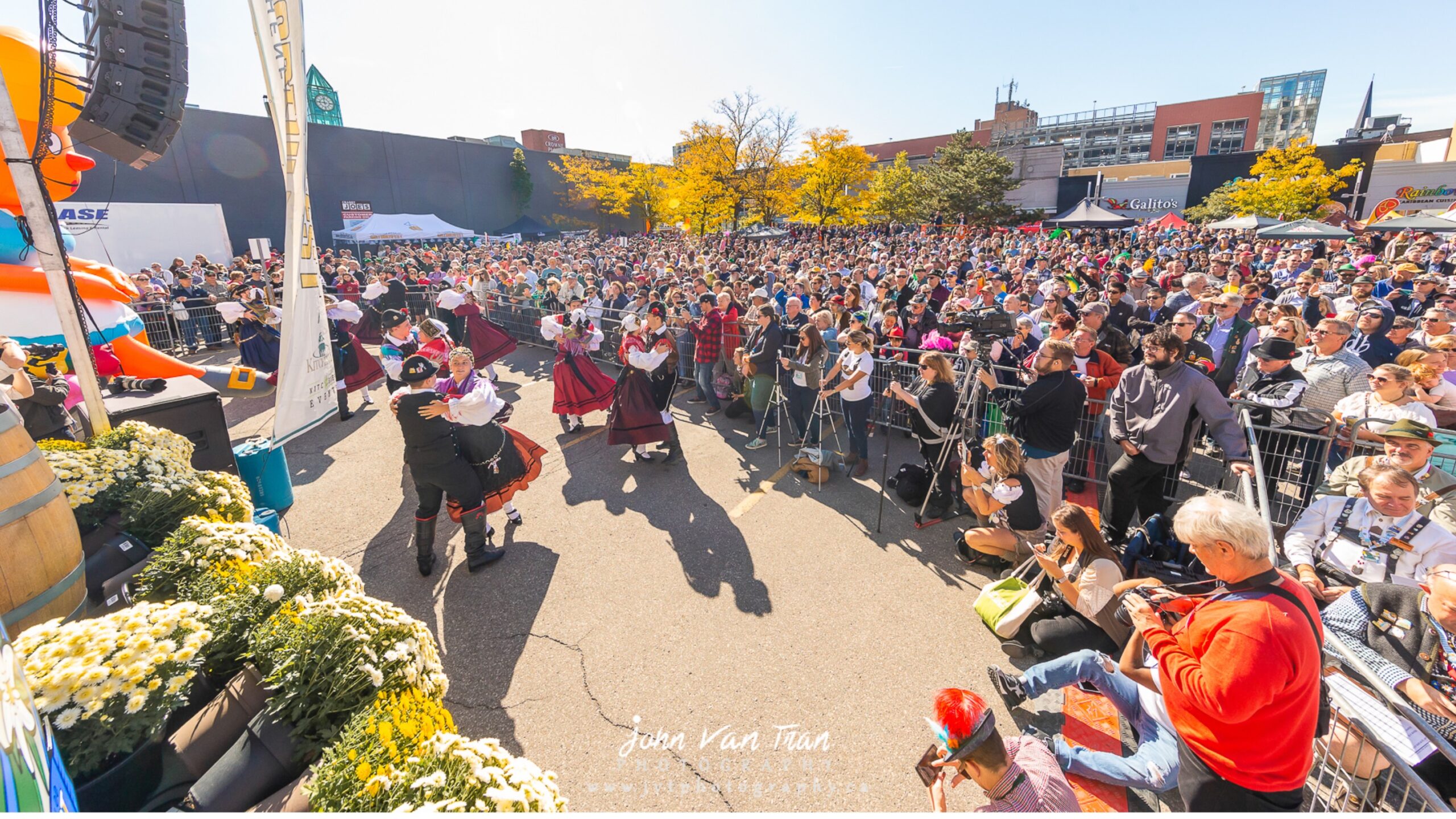 Traditional German Dancing In Downtown Kitchener